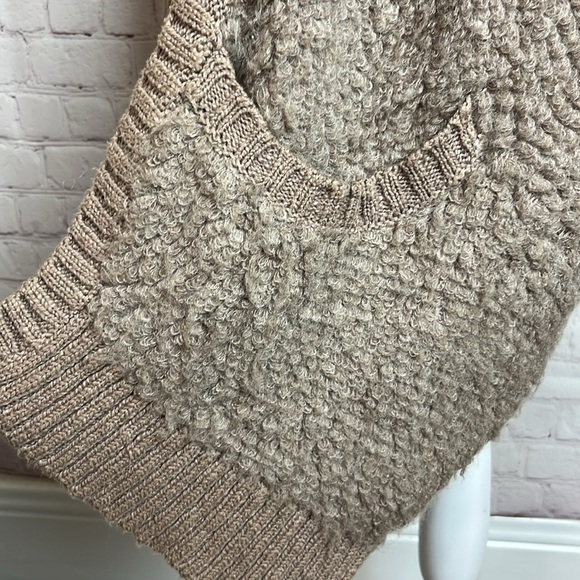 Sleeping on Snow Tan Multi-Texture Open Cardigan - Picture 11 of 16